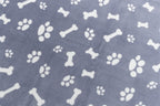 Trixie Hondendeken Kenny Fleece Bot / Pootjes Blauw hondenmand