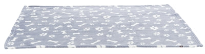 Trixie Hondendeken Kenny Fleece Bot / Pootjes Blauw hondenmand