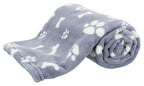 Trixie Hondendeken Kenny Fleece Bot / Pootjes Blauw hondenmand