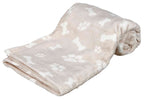 Trixie Hondendeken Kenny Fleece Bot / Pootjes Beige hondenmand 75x50 cm
