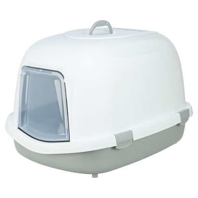 Trixie Kattenbak Primo XXL Top Met Kap Grijs / Wit 71x56x47 cm