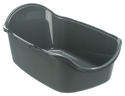 Trixie be Eco Gerecycled Kattenbak Vico Met Kap Antraciet/Groen 56x40x40 cm