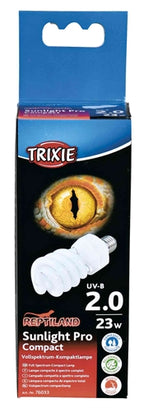 Trixie Reptiland Sunlight Pro Compact 2.0 Uv-b Lamp verlichting uvb-lampen 23 Watt 6x6X15,2 cm