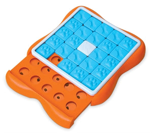 Nina Ottosson Challenge Slider Oranje / Blauw hondenspeelgoed 38x38x5 cm