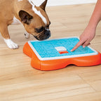 Nina Ottosson Challenge Slider Oranje / Blauw hondenspeelgoed 38x38x5 cm