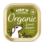 Lily's Kitchen Dog Organic Lamb Supper hondenvoer natvoer 11x150 gr
