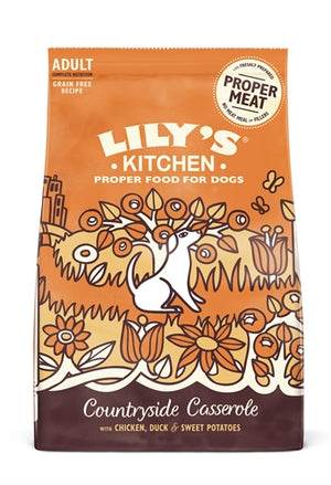 Lily's Kitchen Dog Adult Chicken Duck Countryside Casserole hondenvoer droogvoer 7 kg