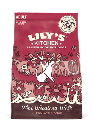 Lily's Kitchen Dog Adult Duck / Salmon / Venison hondenvoer droogvoer