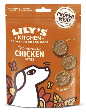 Lily's Kitchen Dog Chomp-away Chicken Bites hondensnacks zacht 70 gr