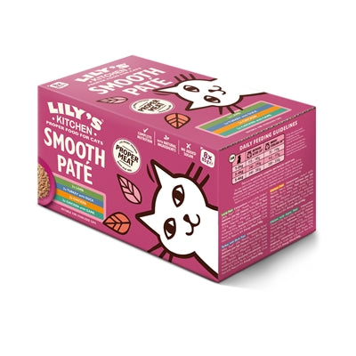 Lily's Kitchen Cat Smooth Paté Multipack kattenvoer natvoer 8x85 gr