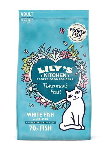 LILY'S KITCHEN CAT WHITE FISH / SALMON 2 KG