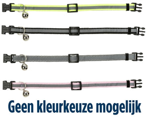 Trixie Junior Halsband Kat Kitten Reflecterend Assorti halsbanden lijnen nylon