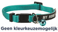 TRIXIE HALSBAND KAT MY HOME MET ADRESFLAP ASSORTI