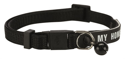 Trixie Halsband Kat my Home Met Adresflap Assorti halsbanden lijnen nylon