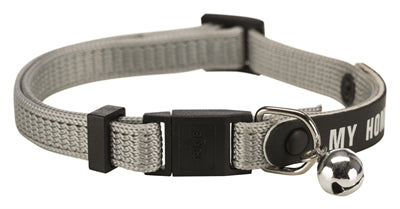 Trixie Halsband Kat my Home Met Adresflap Assorti halsbanden lijnen nylon