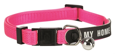 Trixie Halsband Kat my Home Met Adresflap Assorti halsbanden lijnen nylon