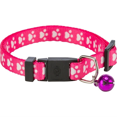 Trixie Halsband Kat Print Poot Elastisch Assorti halsbanden lijnen nylon