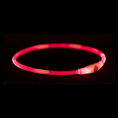 Trixie Lichtgevende Halsband Usb Flash Light Oplaadbaar Tpu halsbanden met lichtjes
