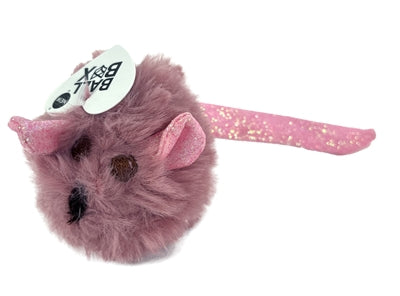 Fofos Pluche Muis Met Glitterstaart kattenspeelgoed 14,5x6X6 cm