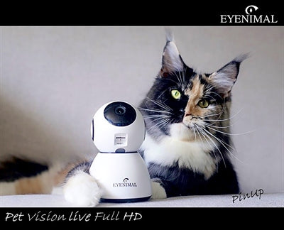 Eyenimal Pet Vision Live hd Camera Met Geluidsdetectie electrische artikelen