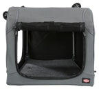 Trixie Soft Kennel Easy Reisbench Grijs hondenbench transportbox 71x51x49 cm