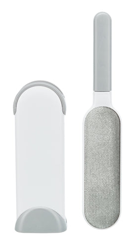 Trixie Harenpluizenborstel Met Reinigingsstation Wit / Grijs kammen borstels 33 cm