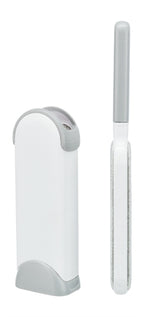 Trixie Harenpluizenborstel Met Reinigingsstation Wit / Grijs kammen borstels 33 cm