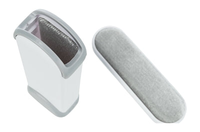 Trixie Harenpluizenborstel Met Reinigingsstation Wit / Grijs kammen borstels 33 cm