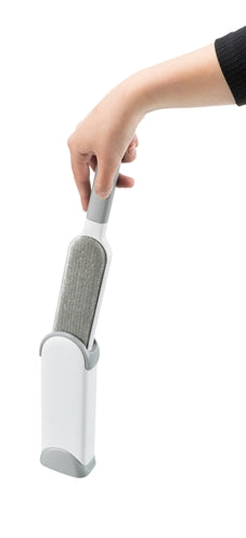 Trixie Harenpluizenborstel Met Reinigingsstation Wit / Grijs kammen borstels 33 cm