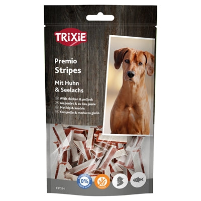 Trixie Premio Fish Chicken Stripes hondensnacks gedroogd 75 gr