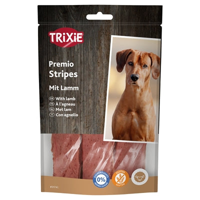 Trixie Premio Lamb Stripes hondensnacks gedroogd 100 gr