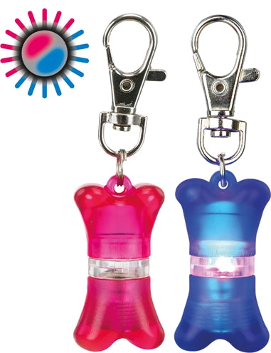 Trixie Flasher Botje Assorti halsbanden met lichtjes 2x4 cm