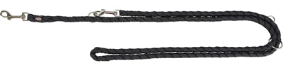 TRIXIE HONDENRIEM CAVO VERSTELBAAR ZWART 200X1,2 CM
