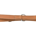 Trixie Hondenriem Rustic Heartbeat Verstelbaar Vetleer Bruin hondenhalsband 200x2 cm