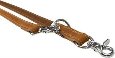Trixie Hondenriem Rustic Heartbeat Verstelbaar Vetleer Bruin hondenhalsband 200x2 cm