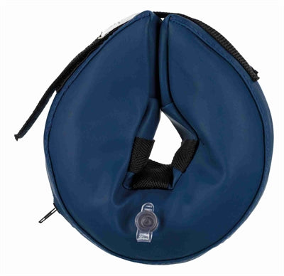 TRIXIE BESCHERMKRAAG OPBLAASBAAR BLAUW XXS 14-18X6,5 CM