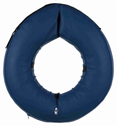 TRIXIE BESCHERMKRAAG OPBLAASBAAR BLAUW L-XL 66-78X12 CM
