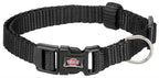 Trixie Halsband Hond Premium Zwart hondenhalsband hondenriem nylon