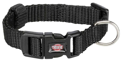 Trixie Halsband Hond Premium Zwart hondenhalsband hondenriem nylon