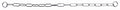 TRIXIE SLIPKETTING LANGE SCHAKELS 78X0,4 CM