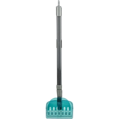 Trixie Vuilblik Met Hark Grijs / Blauw hondenpoepzakjes 57-102 cm