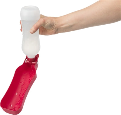 Trixie Drinkfles Kunststof Assorti voerbak hond