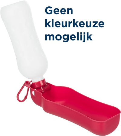 Trixie Drinkfles Kunststof Assorti voerbak hond