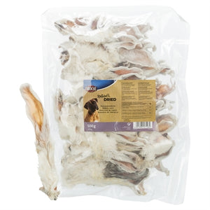 Trixie Konijnenoren Met Vacht hondensnacks gedroogd 500 gr