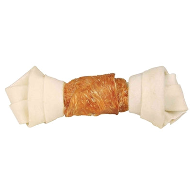 Trixie Denta Fun Knotted Chicken Chewing Bone hondensnacks kauwsnack 18 cm 120 gr