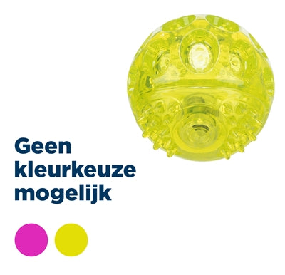 Trixie Knipperbal Zonder Geluid Drijvend TPR Assorti hondenspeelgoed 7,5x7,5x7,5 cm