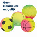 TRIXIE SCHUIMRUBBER BAL ASSORTI 7X7X7 CM