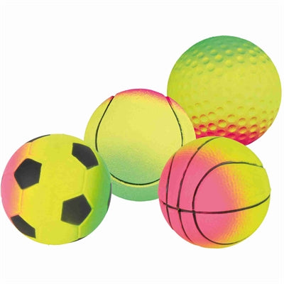 Trixie Schuimrubber Bal Assorti hondenspeelgoed 7x7X7 cm