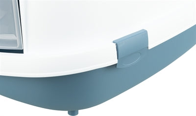 Trixie Kattenbak Primo XXL Top Met Kap Blauw / Wit 71x56x47 cm