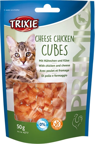 TRIXIE PREMIO CHEESE CHICKEN CUBES 50 GR